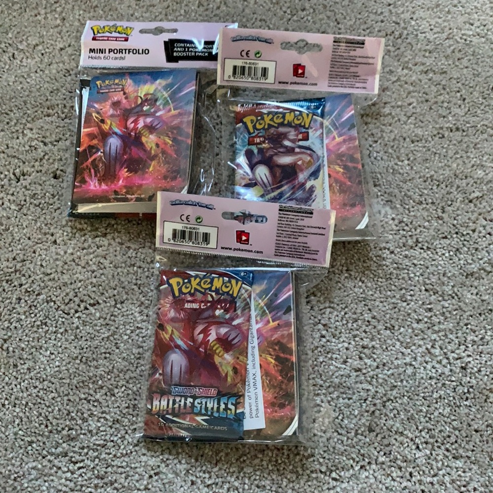 Pokémon booster packs battle styles rare limited